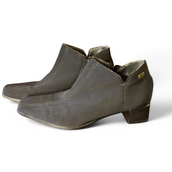 Rieker Shoes - Rieker Women Kelly Black Waterproof Booties 38 US 7.5 Zip Up Stretch Ankle Boots